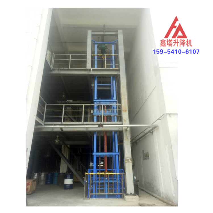 室內三層導軌式液壓貨梯 室內三層導軌式液壓貨梯